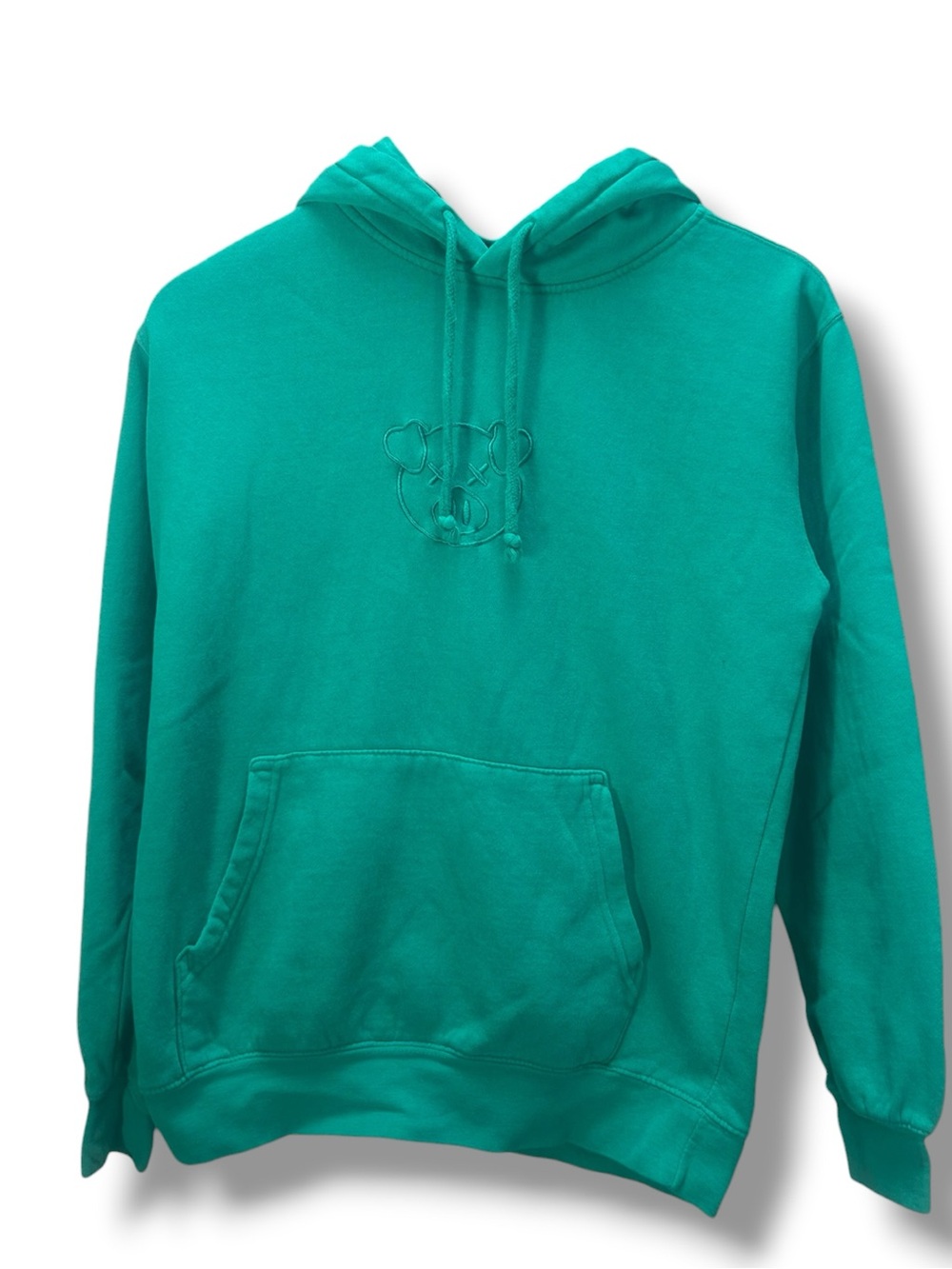 Shane Dawson Green Emerald Pig Embroidered Hoodie Size Small